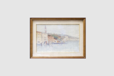 Quadro dipinto olio su tela Canale Della Giudecca – Emil Ciocoiu