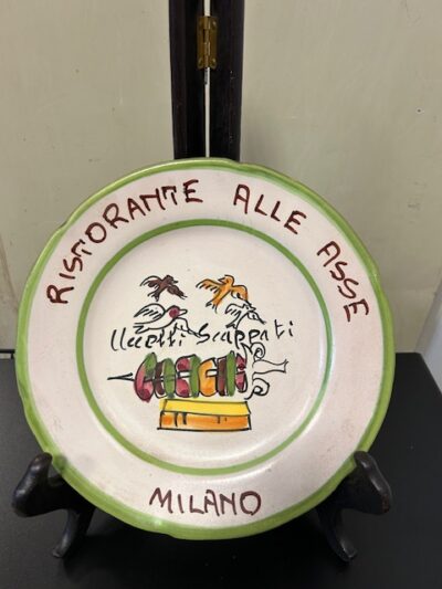 Piatto del buon ricordo ristorante alle Asse Milano